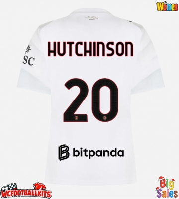 AC Milan Omari Hutchinson #20 Replica Away Stadium Shirt for Women 2026-27 Short Sleeve